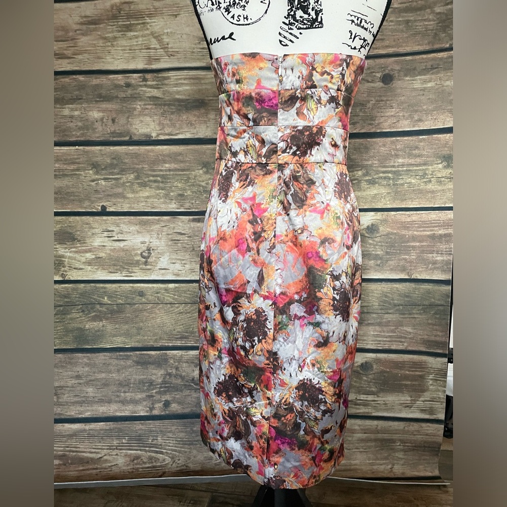 Like New Newport News Strapless Corsage Dress - Picture 3 of 4